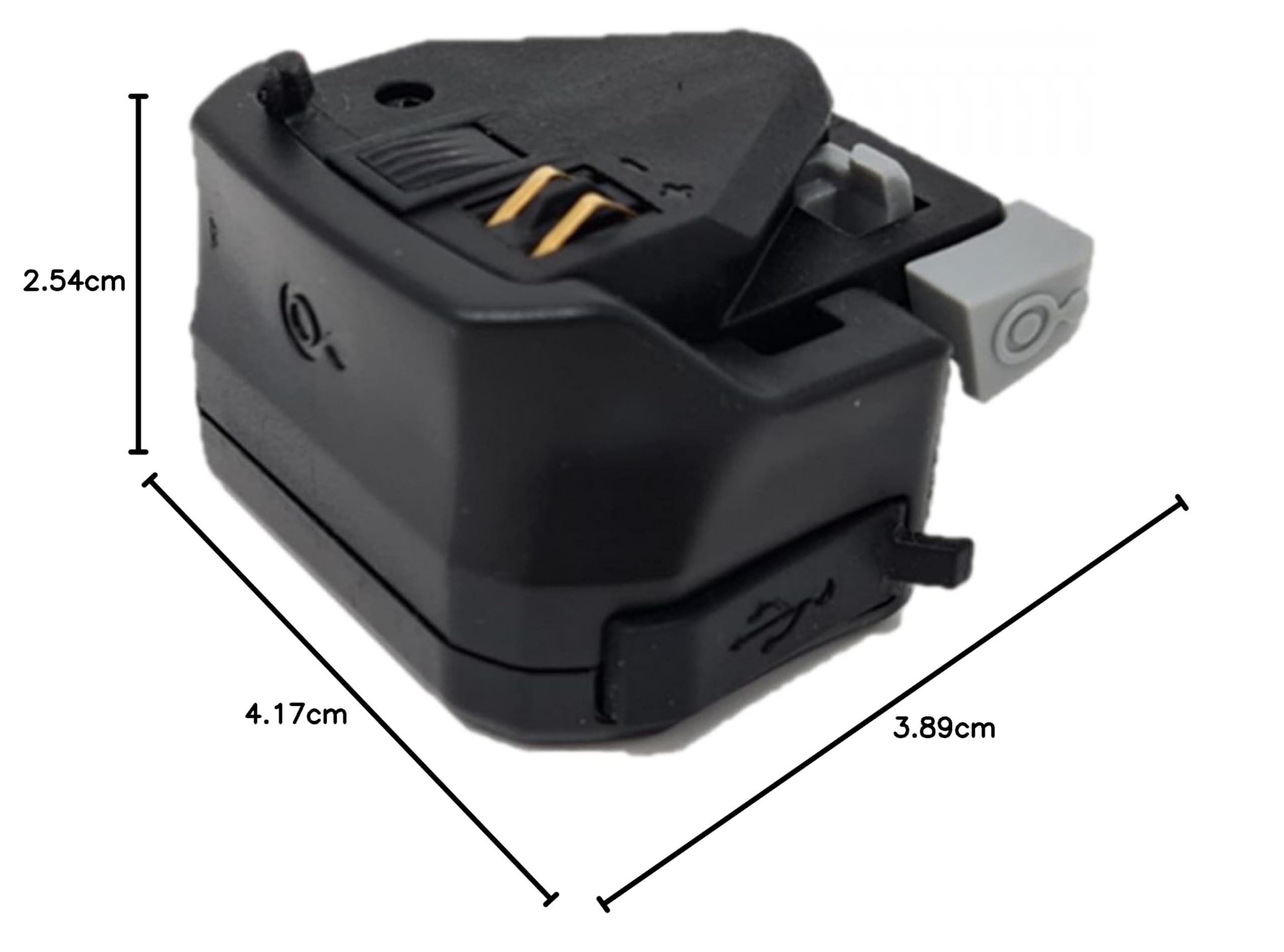 MonkeyLink PowerSupply interfejs USB-C do rowerów elektrycznych, czarny