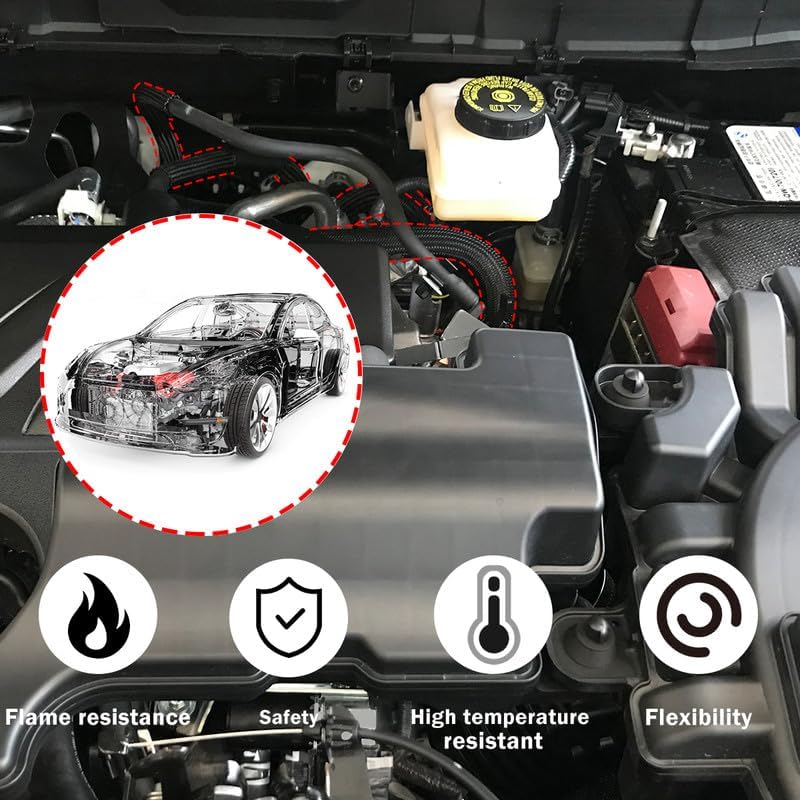 Miniatura 4 de Protección para la gestión de cables, de tela metálica dividida, manguito de cable trenzado, protector y organizador para cables de televisión,