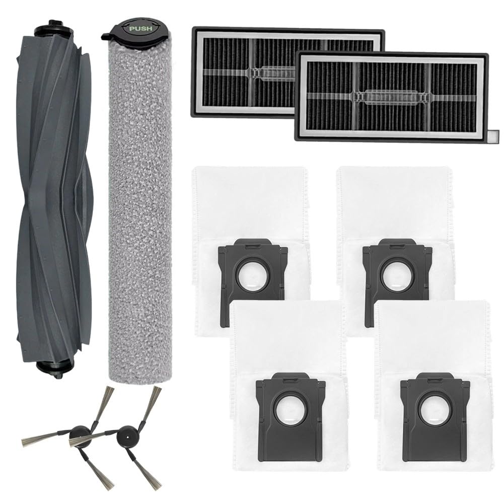 Set di mocio con spazzola laterale compatibile per S70 Roller, S70, S70 per Pro Robot per aspirapolvere (B)