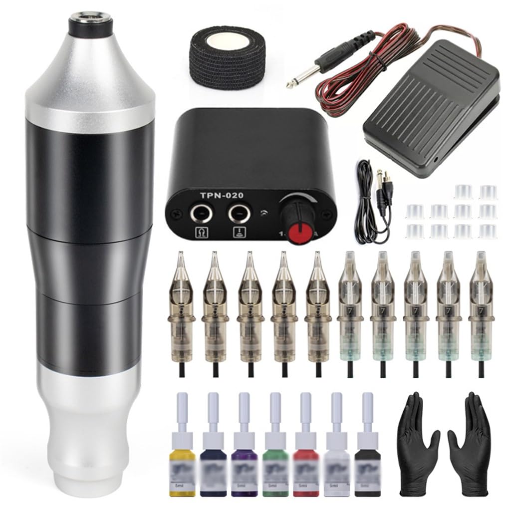 Complete Tattoo Machine Set Pen Including Color Material Power Supply Equipment