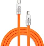 chubbycable Chubby 2.0 Câble USB C de Charge Rapide Durable en Silicone Souple Type C Couleur Classique 240W Câble de Chargeur de Téléphone Extra Épais, Noir, Type-C à Type-C, 3.3pi