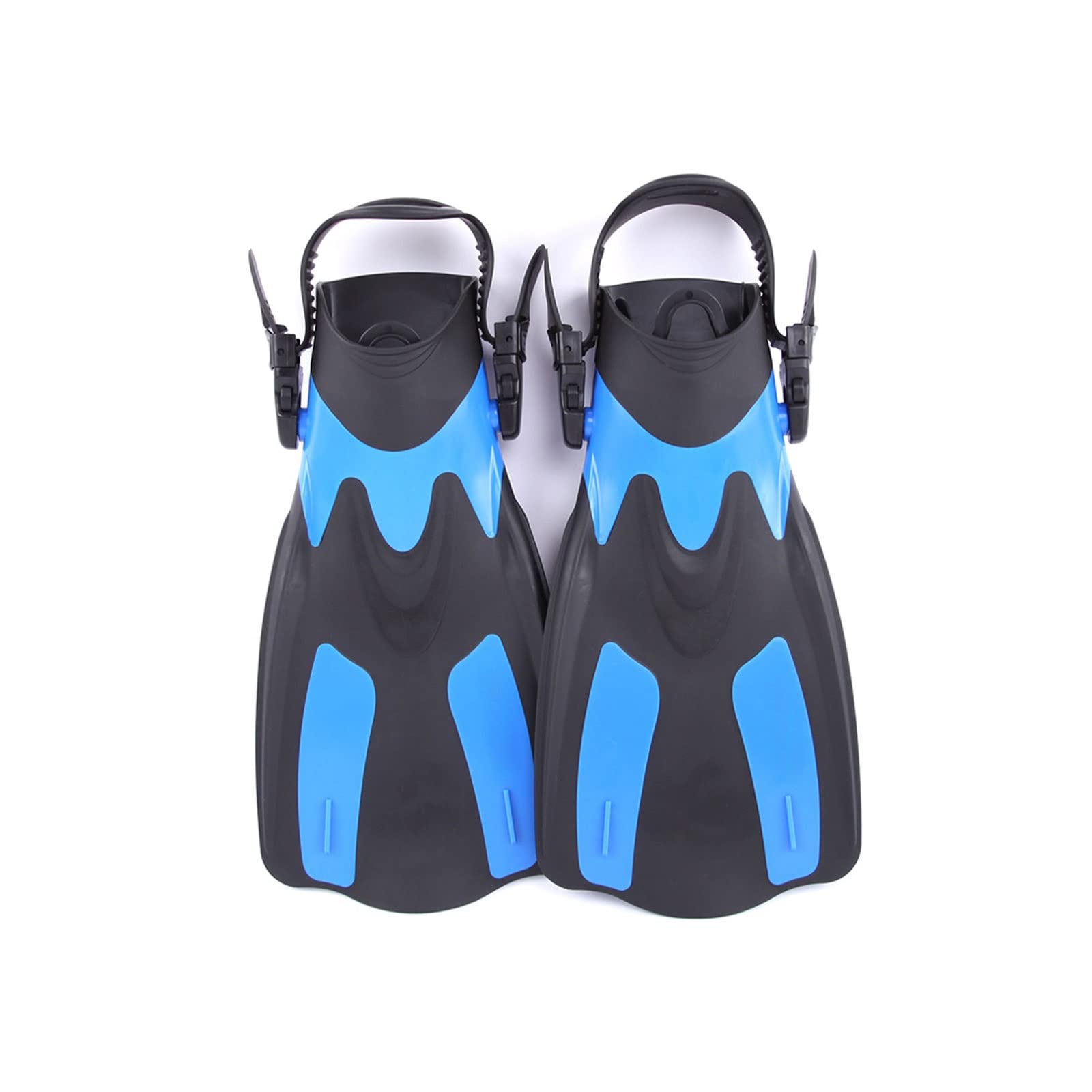 Aletas de natación para adultos, aletas cortas para buceo, aletas de natación, aletas de buceo con talón