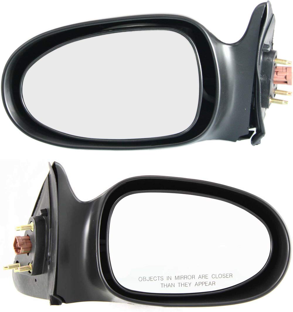 Kool Vue Driver & Passenger Side Power Mirrors for Nissan Altima 2000-2001 Paintable