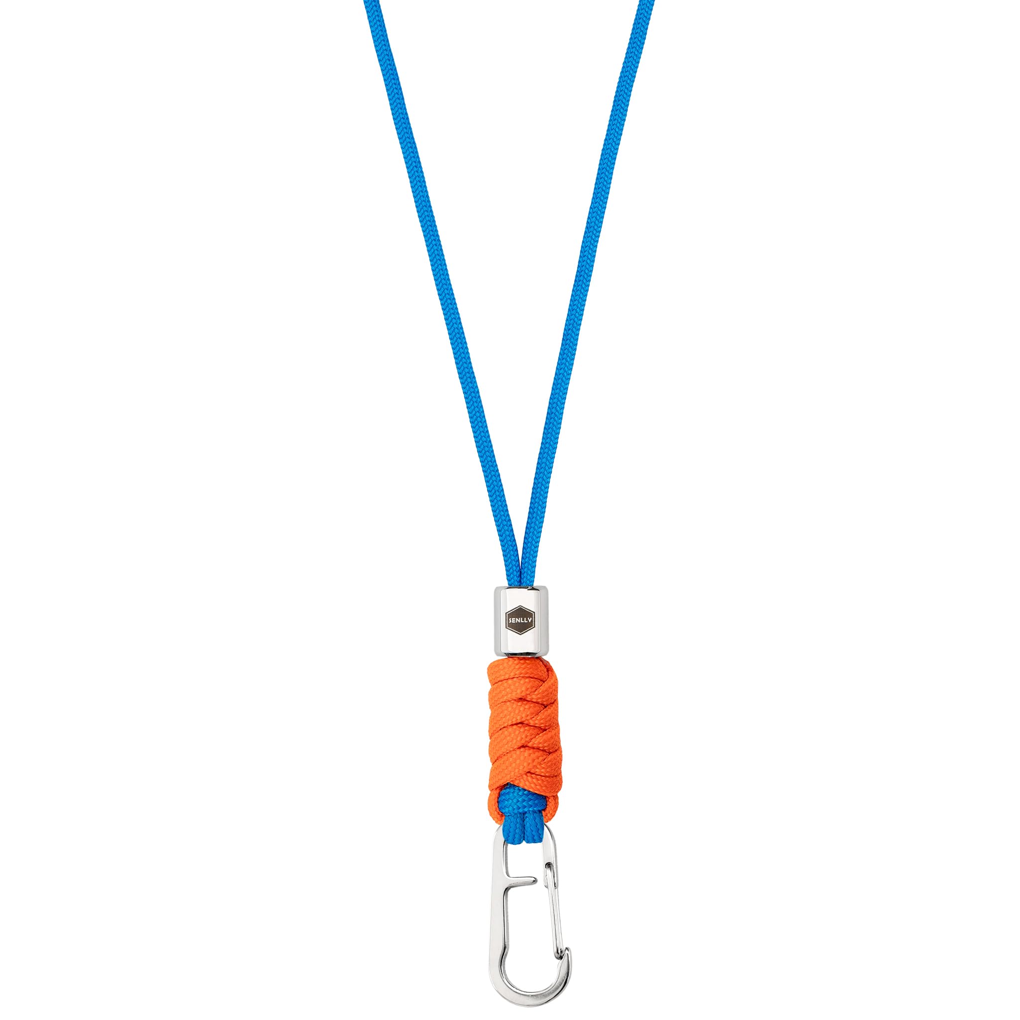 SENLLY Neck Lanyard Keychain for keys, Cell Phone, ID Badge Holder, Paracord Braided Design with Stainless Steel Hardware