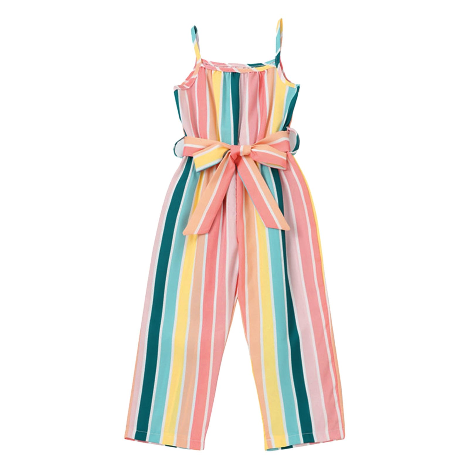 HOOUDO Mono sin mangas de verano para niñas pequeñas, prendas de vestir con estampado de para niñas, ropa de Monos De Mujer Mangas