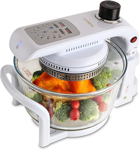 Convection Oven, Glass Bowl Oven, Air Fryer Toast Oven Oil