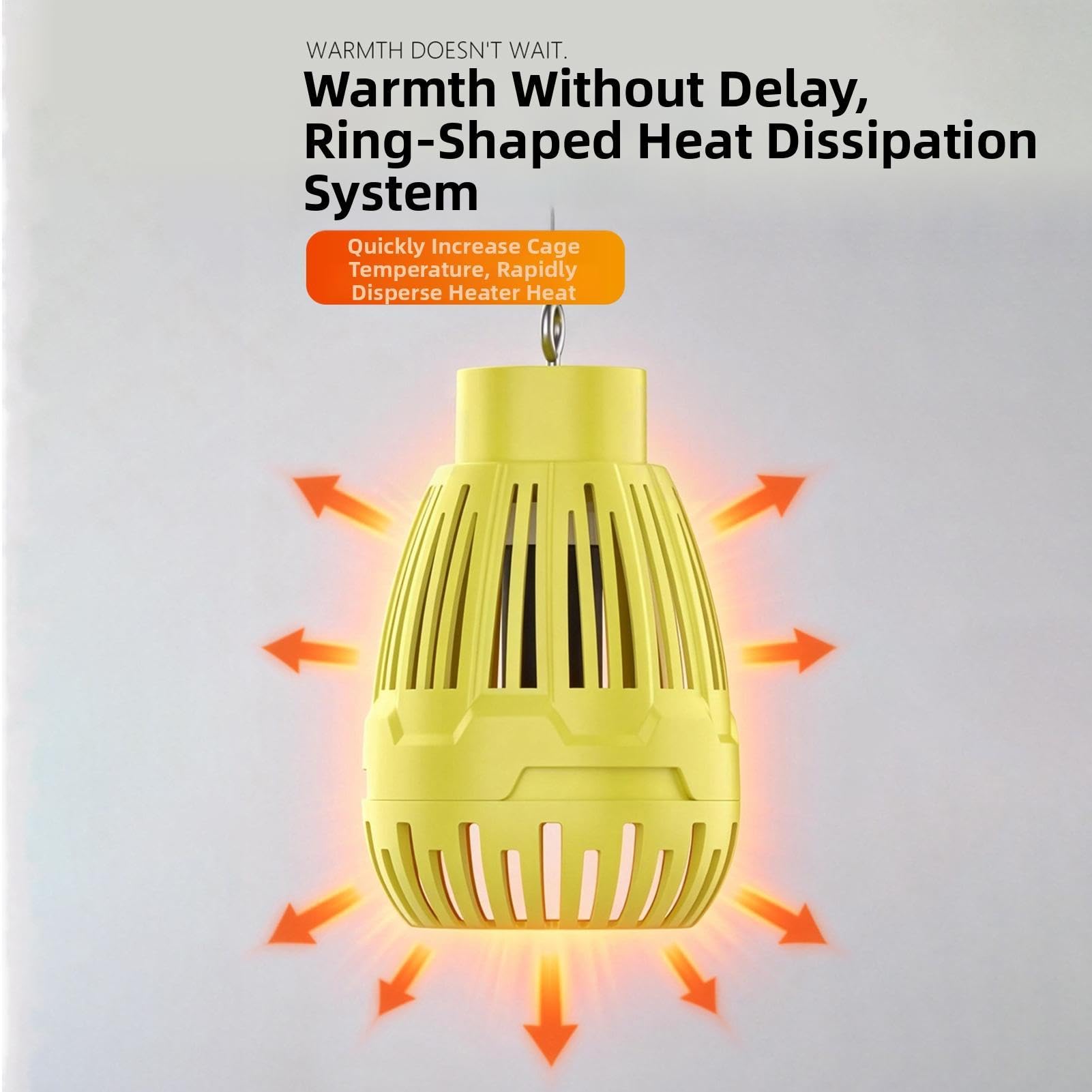 Lampa Grzewcza Dla Kurcząt Bezpieczna Termostatyczna Elastyczna Lampa