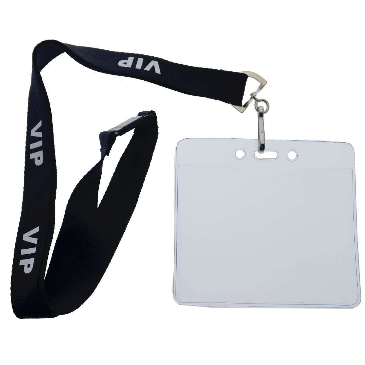 Convención Pass 4 x 3 pulgadas Nombre Badge Holders con cordones (10 unidades) por ID de Specialist