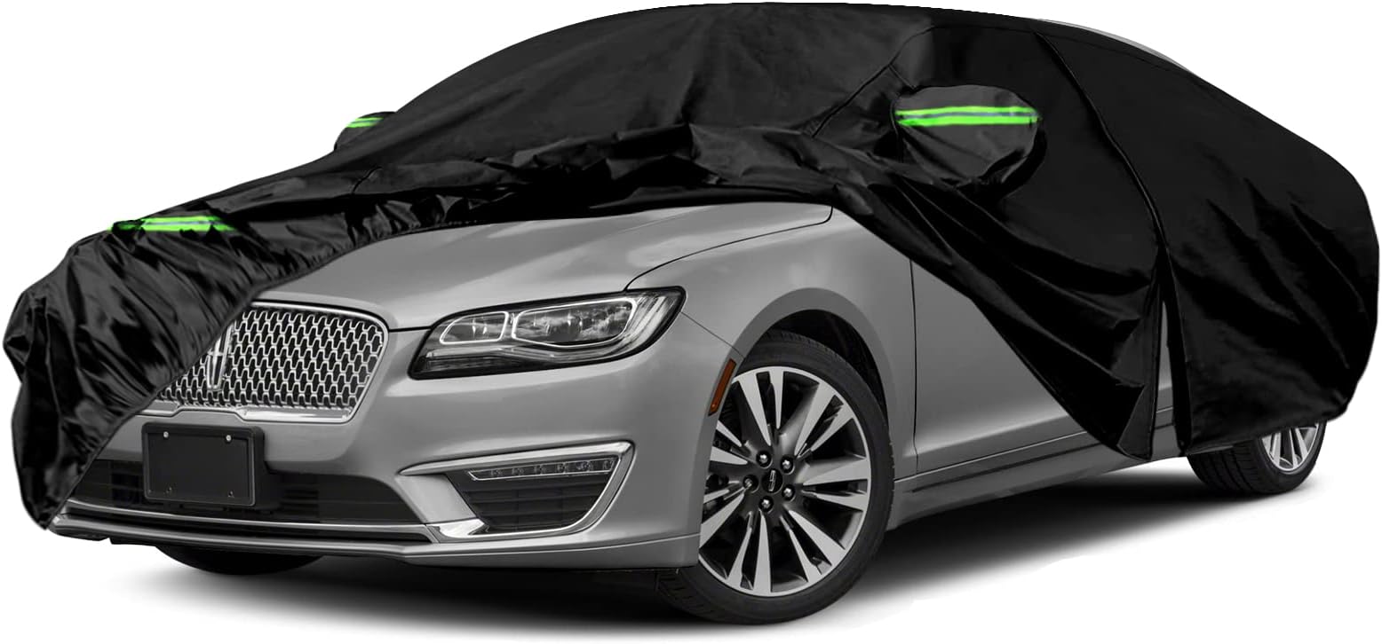 - Waterproof Car Covers Replace for 2006-2022 Lincoln MKZ, 6 Layers All Weather Car Cover with Zipper Door & Windproof Bands for Snow Rain Dust Hail Protection (MKZ)