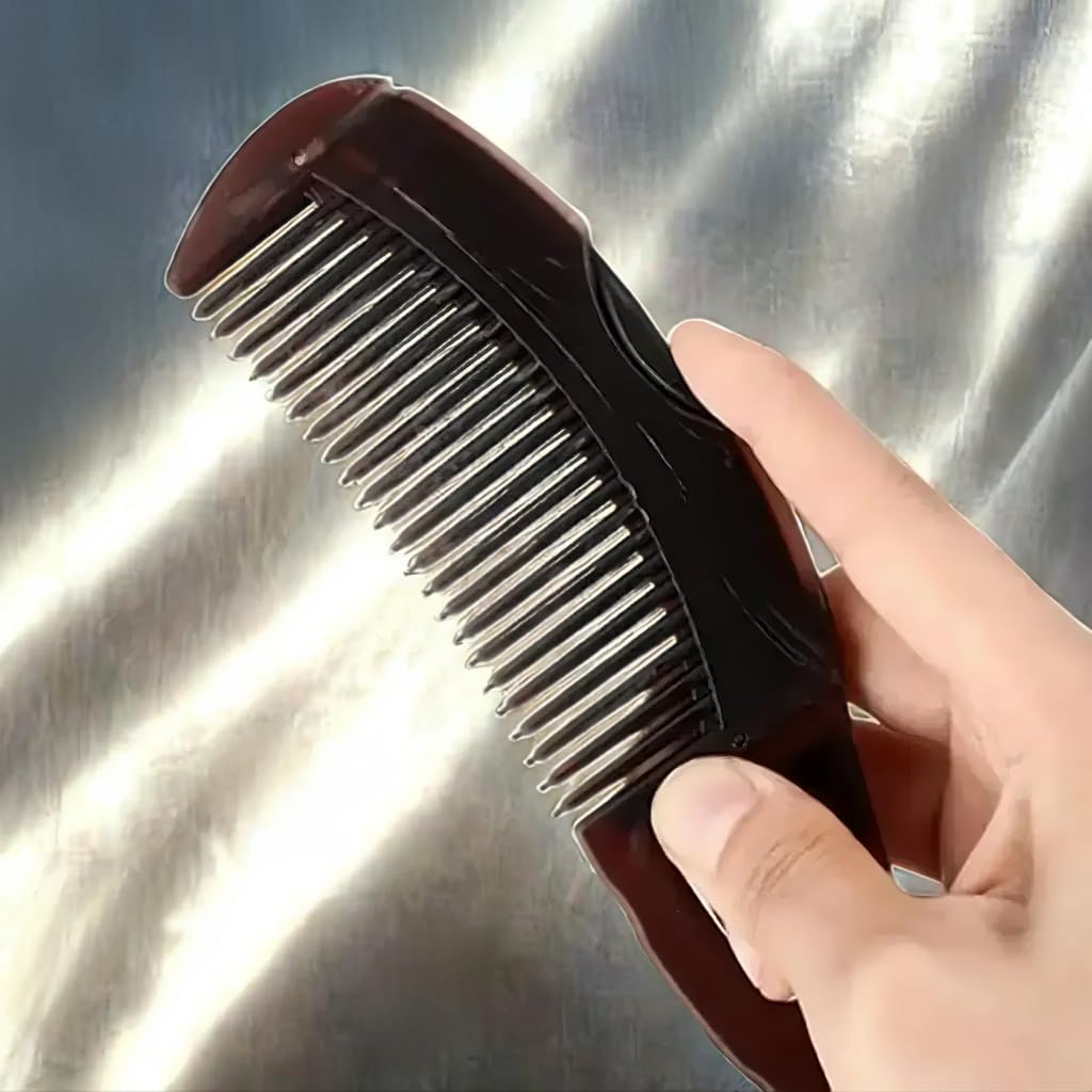 ZMaglorian 2 Pieces Dandruff Comb Scalp Detox Comb Hollow Tooth Dandruff Lice Comb Birth Comb Dandruff and Dirt Removal Comb Women Men Healthier Scalp Reduces Itching - Image 4