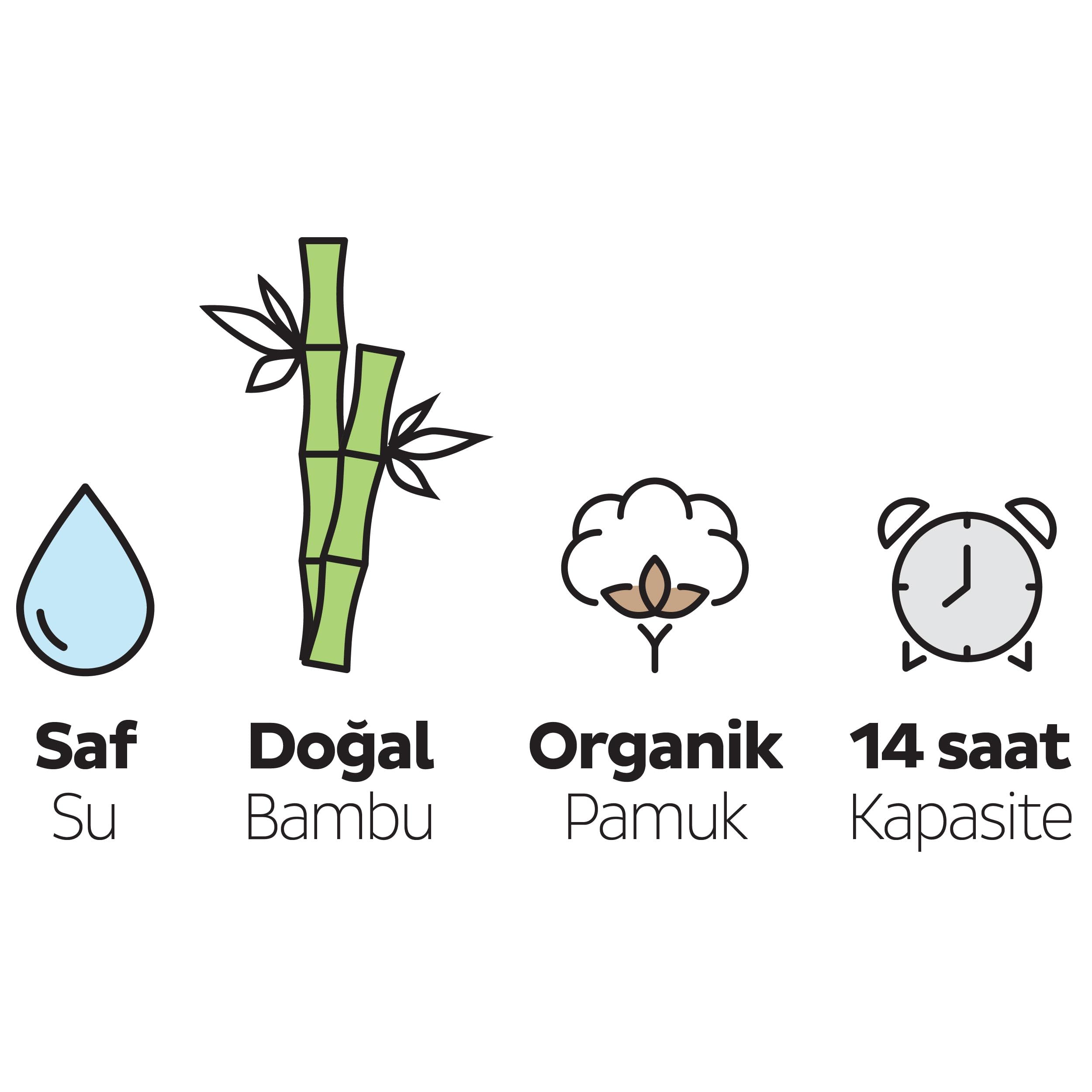 Sleepy Natural Külot Bez, 4 Beden, Maxi, 100 Adet