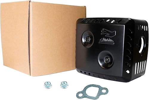 Vista 14 de JMCHstore Silenciador de escape mejorado para Predator 196cc 212cc, Honda GX160 GX200 5.5HP 6.5HP Motor Motor, Coleman Mini bike CT200U BT200X, Baja