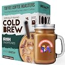 Toffee Coffee Roasters | Irish Cold Brew Bags | Free Mason Jar | Easy Brew Coffee | Cold Brew Coffee | Pack of 4 Bags | 100% Arabica Coffee | Makes 16 Cups of Coffee gallery image