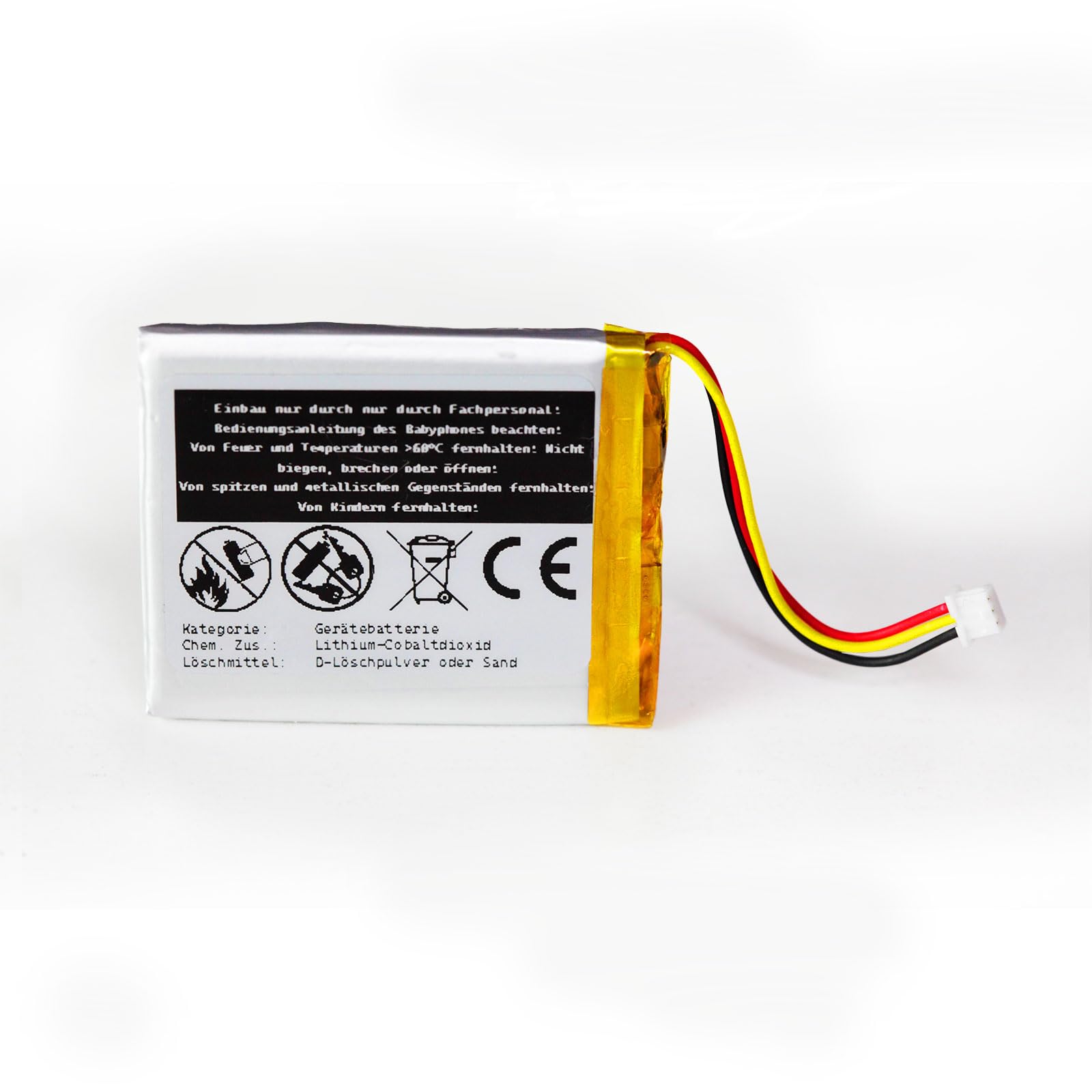 AURUM Batteria compatibile con JSLBtech Video Babyphone