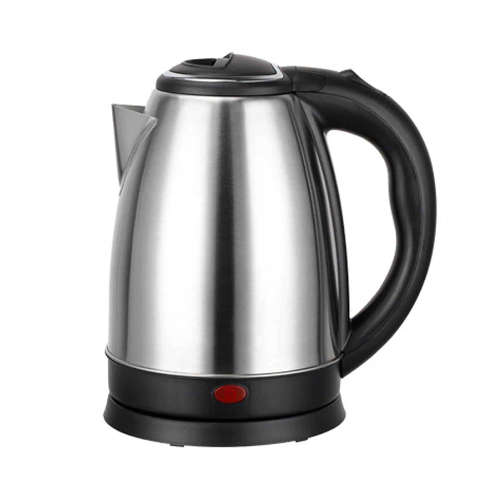Elektryczny Czajnik Stalowy Nierdzewny, 2L, 1500W, Automatyczne Wyłączanie Zabezpieczenie Silver,2L