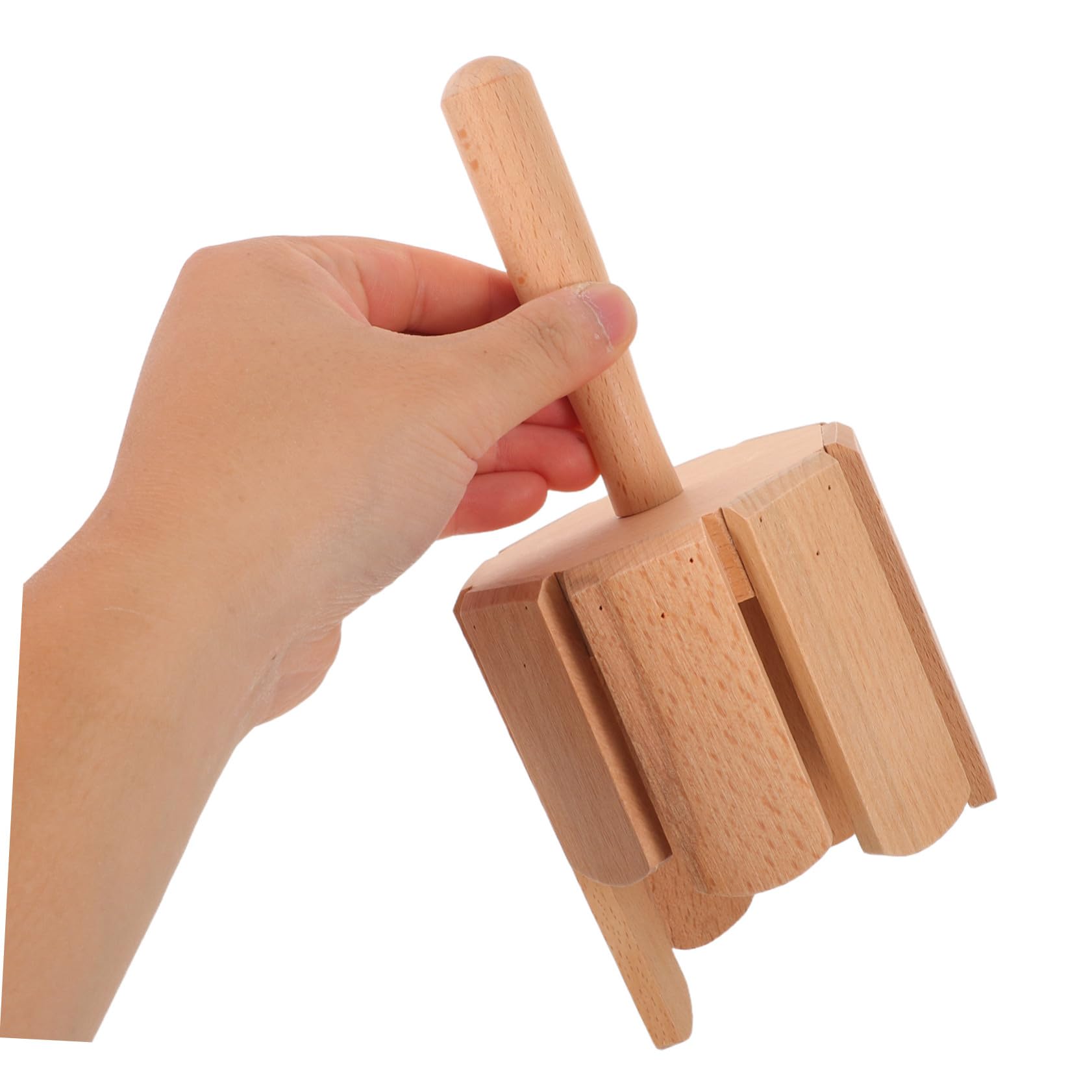 TOYANDONA 2pezzi Strumento Percussione in Legno per Ragazzo Ragazza Ragazza Toni Orff Giocattolo Musicale Educativo con Mazza per Ragazzo in Età Prescolare