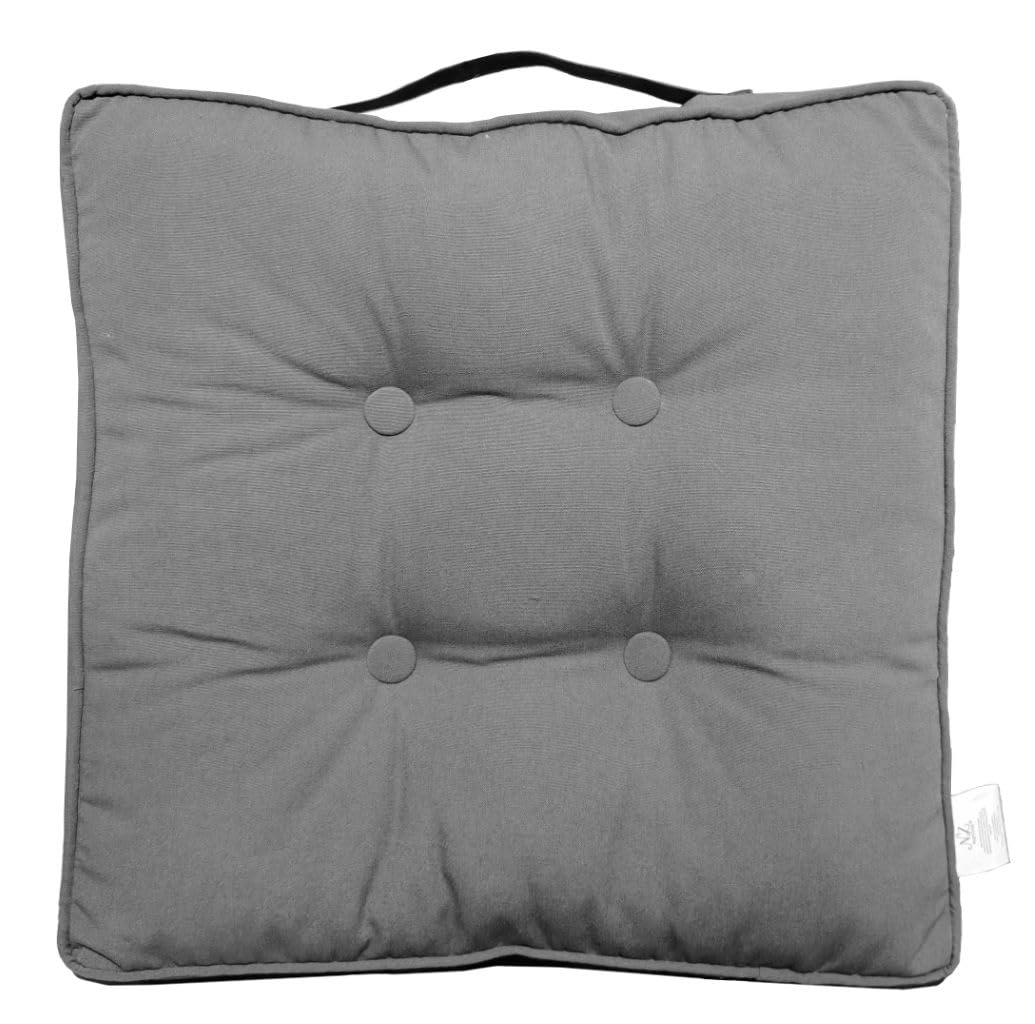 4All Booster Cushion – Firm Seat Riser Cushions for Chair, Thick Armchair & Sofa Booster Cushion, Post Hip Replacement Support 10cm (Grey)