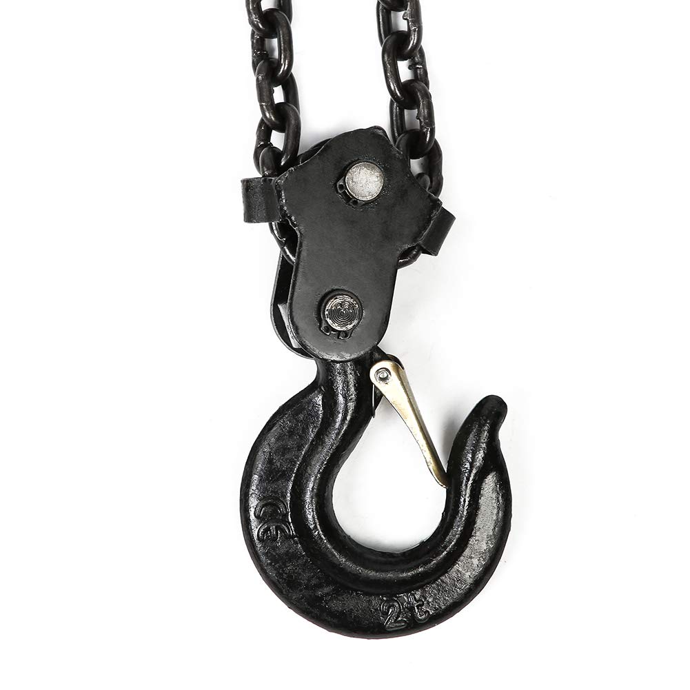 Chain Block, Lever Hoist Lift Ratchet Tackle Hoist 2T Chain Puller