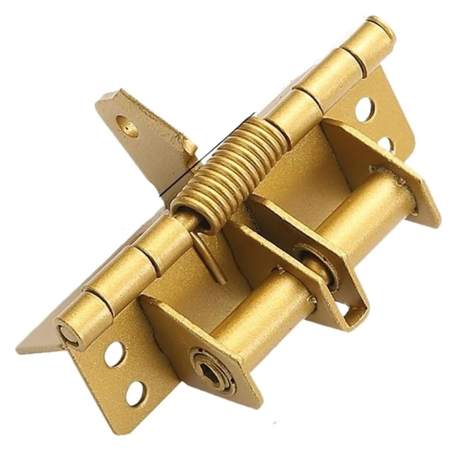 Spring Loaded Self Aligning Hinges 4 Inches Multicolor 90 Degrees Positioning Auto Close