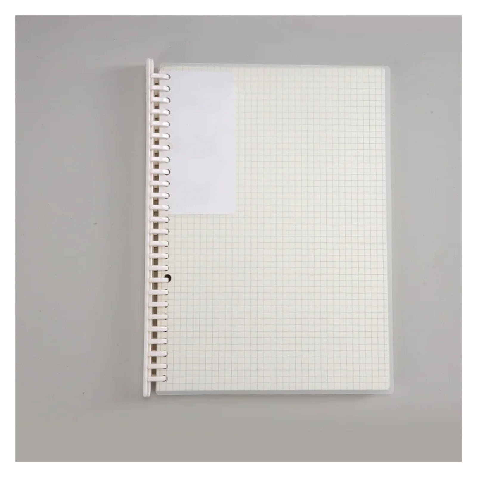 Carpeta B5 estilo agenda con hojas intercambiables y cubierta traslúcida esmerilada 7