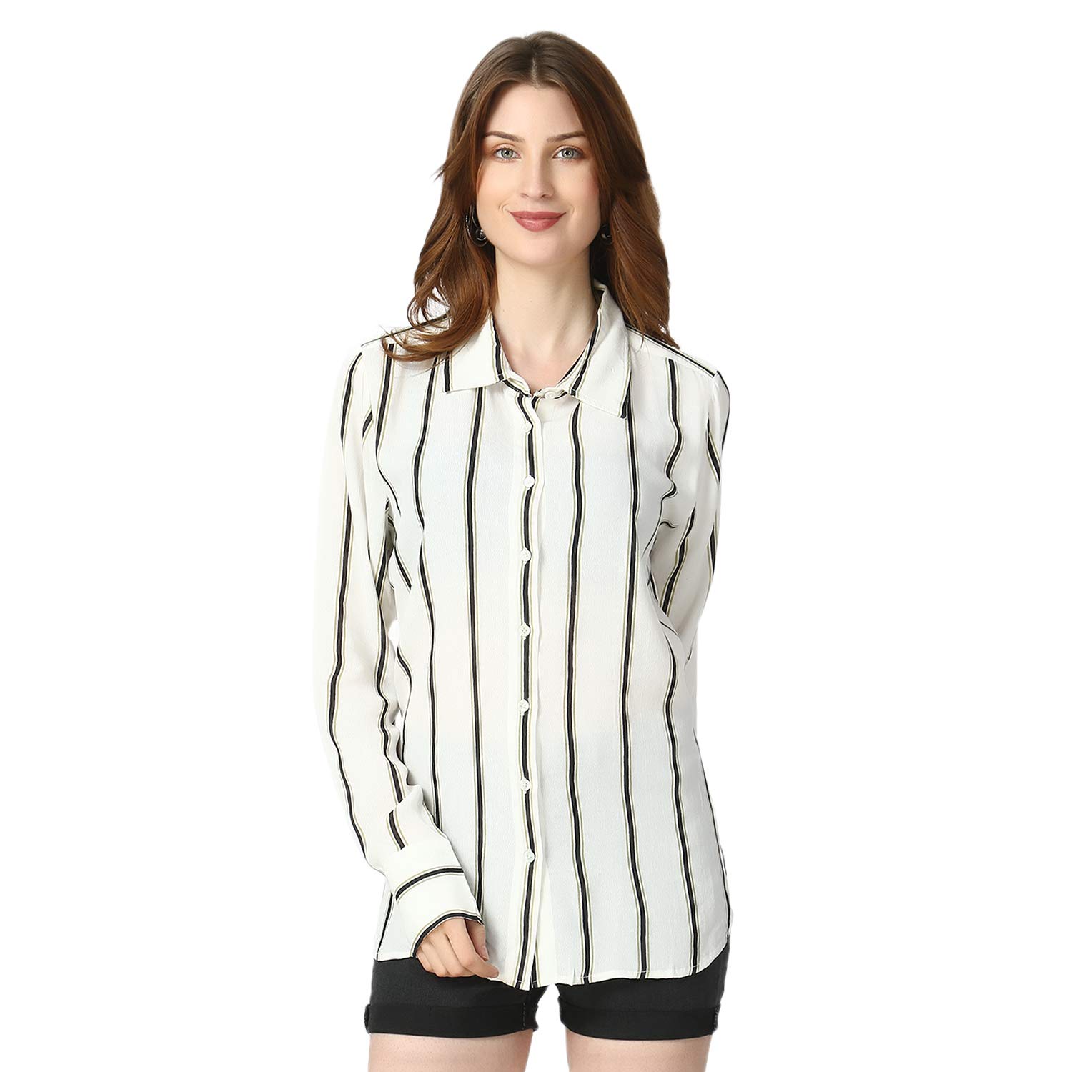 GenericStripe women shirt Stylish for casual ware