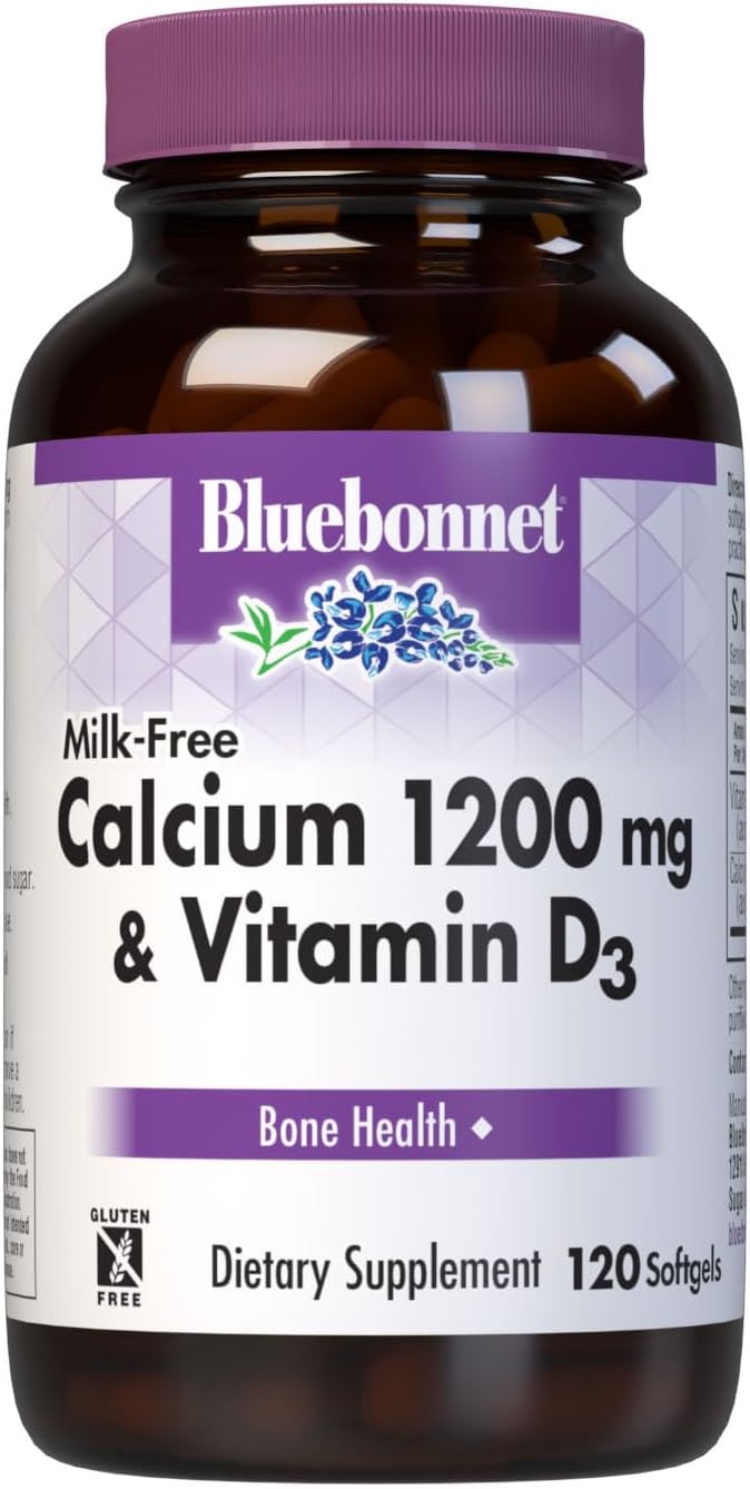 BlueBonnetNutrition - Calcium Milk-Free 1200 Mg. 120 Softgels