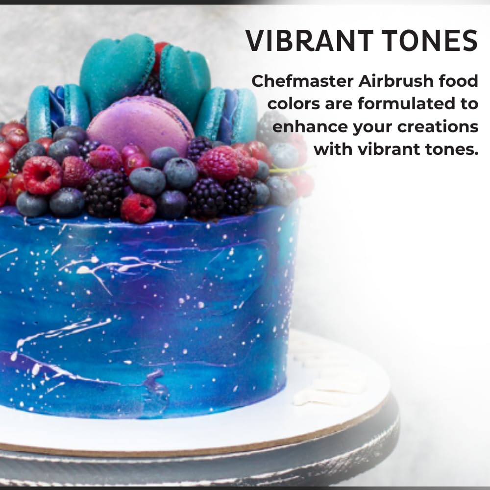 Vibrant Neon Airbrush Food Coloring Kit Pack, Kuwait Ubuy