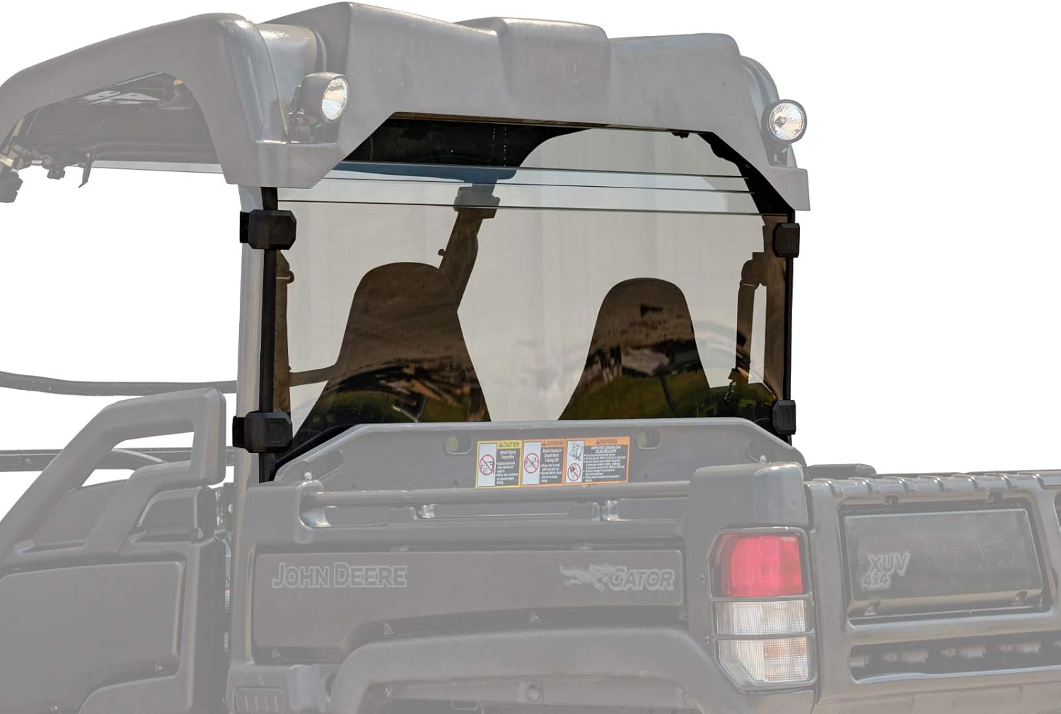 SuperATV Rear Windshield for 2004+ John Deere Gator HPX / 620i / 825i