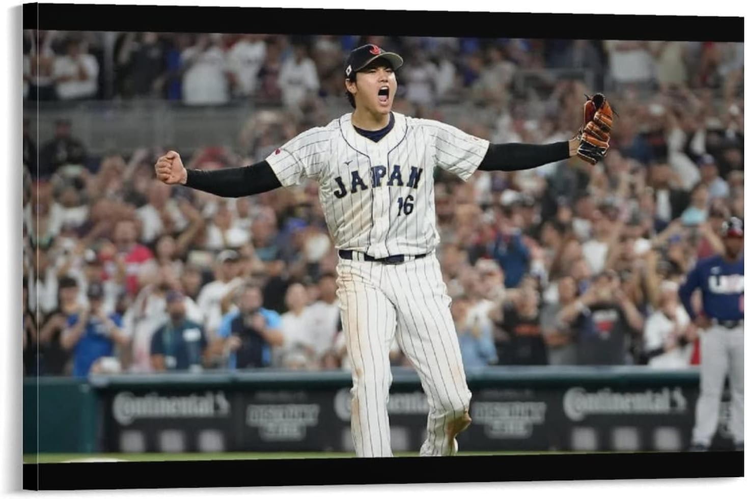 Amazon.co.jp: 大谷翔平 侍ジャパン ポスターアートパネル 壁の絵