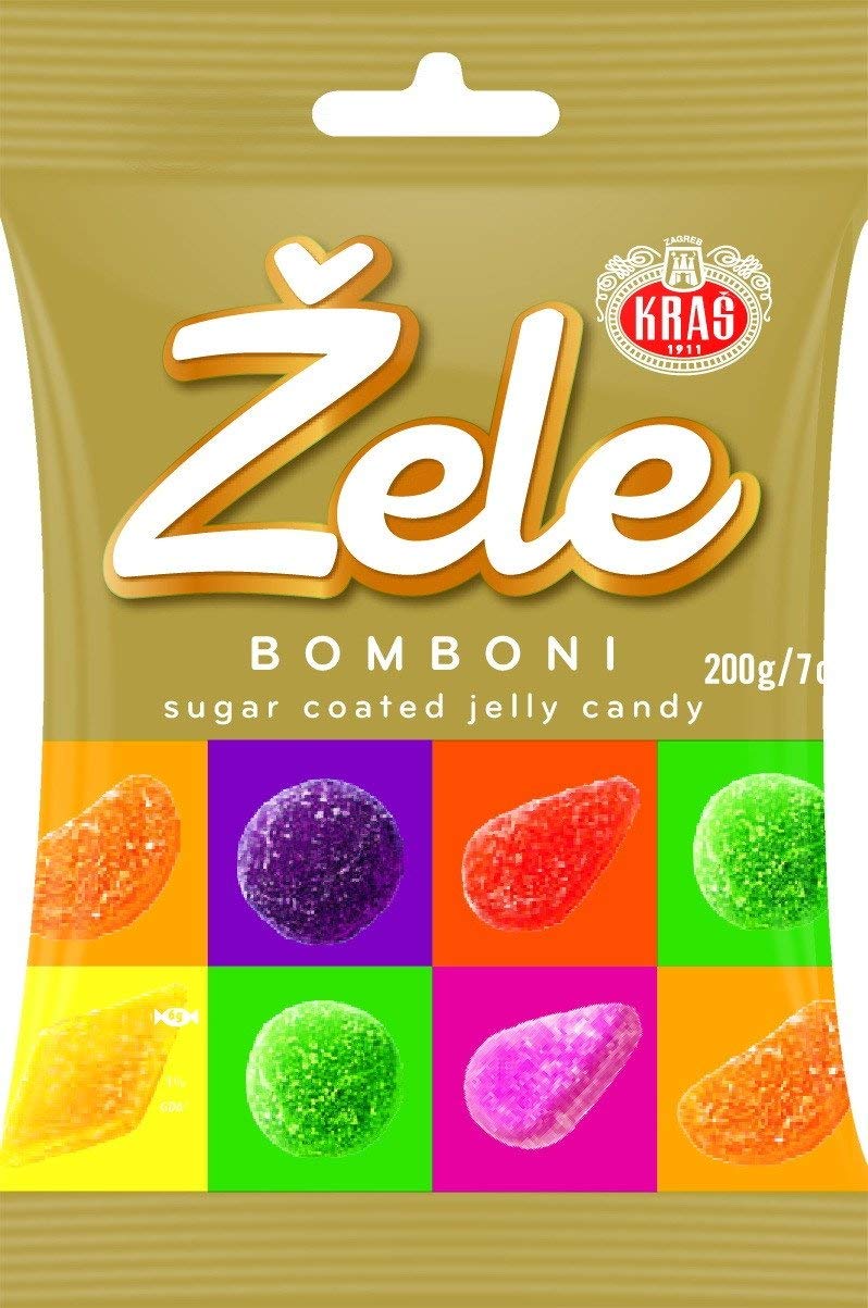 Amazon.com : Jelly Candy, Zele Kristal (Kras) 200g(7oz) : Gummy 