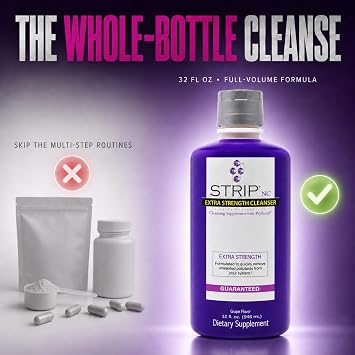Strip Nc Natural Cleanser Extra Strengh Grape 32 Fl Oz