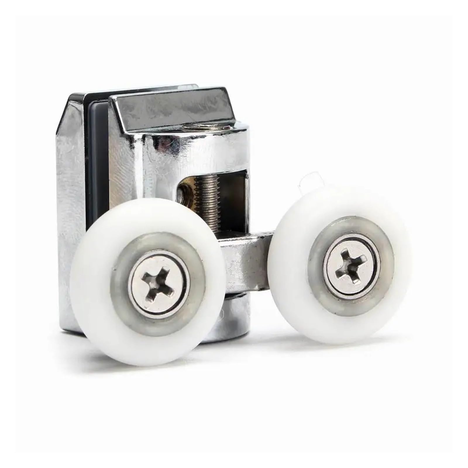 SBTRKT 2Pcs Double Sliding Shower Glass Door Upper Rollers Wheel Runners DIY 23mm