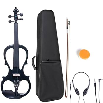 （S.R）　cecilio セシリオ　エレキバイオリン Amazon.com: Cecilio Silent Electric Solid Wood Violin Kit