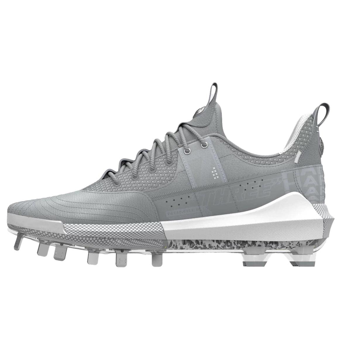 Under Armour Men's Harper 7 Low St Metal Cleats White M | B2B