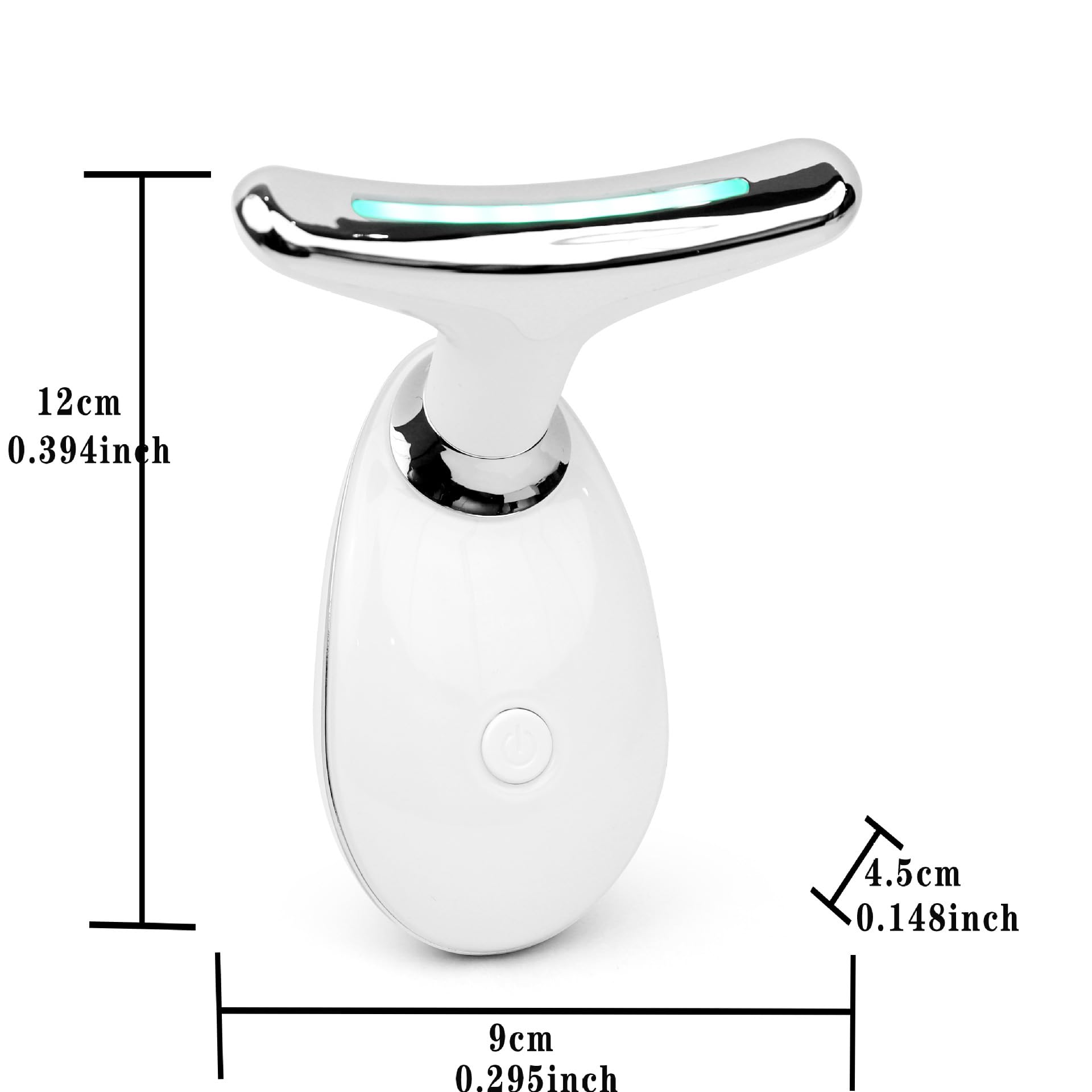 GLOW GEN Pure - Massaggiatore viso - Edizione Lifting Dispositivo di Bellezza per Viso e Collo 7 in 1, EMS 3 Modalità, Massaggio LED Intelligente, Riduzione Rughe e Tonificazione a 45°C