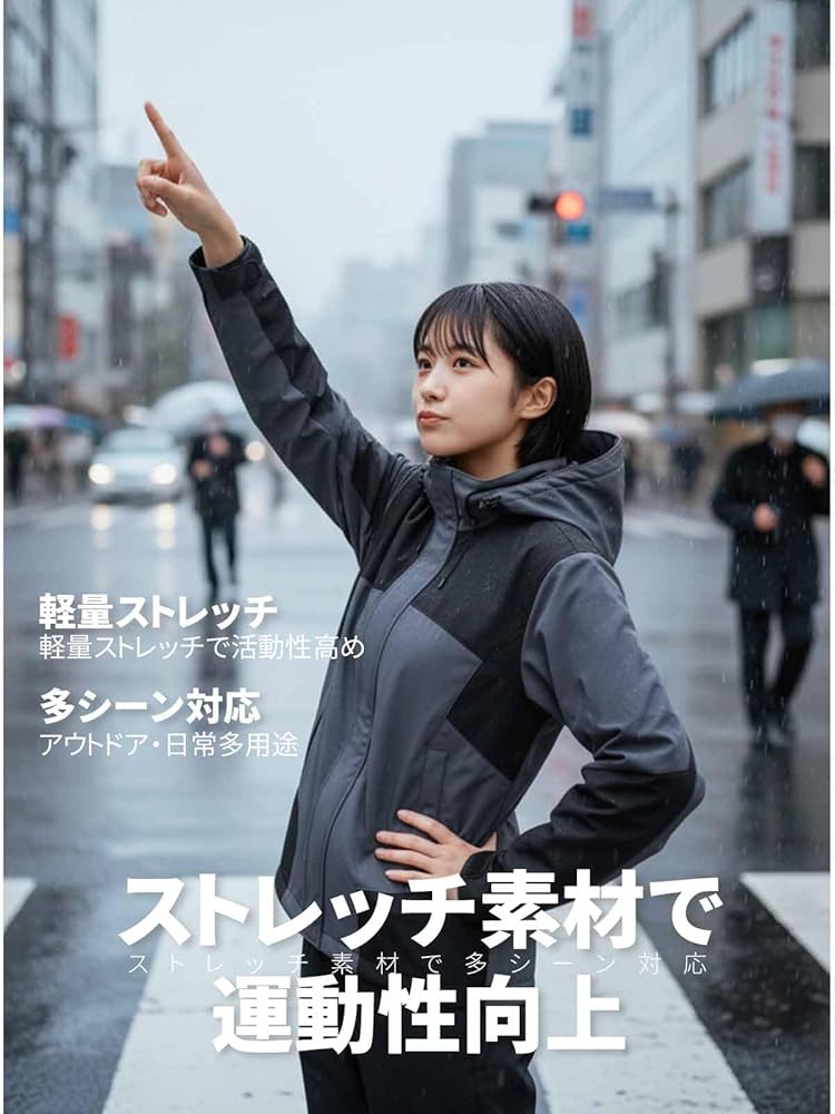 Amazon | [アラシヤマ] レインコート レディース ゴルフ レインウェア