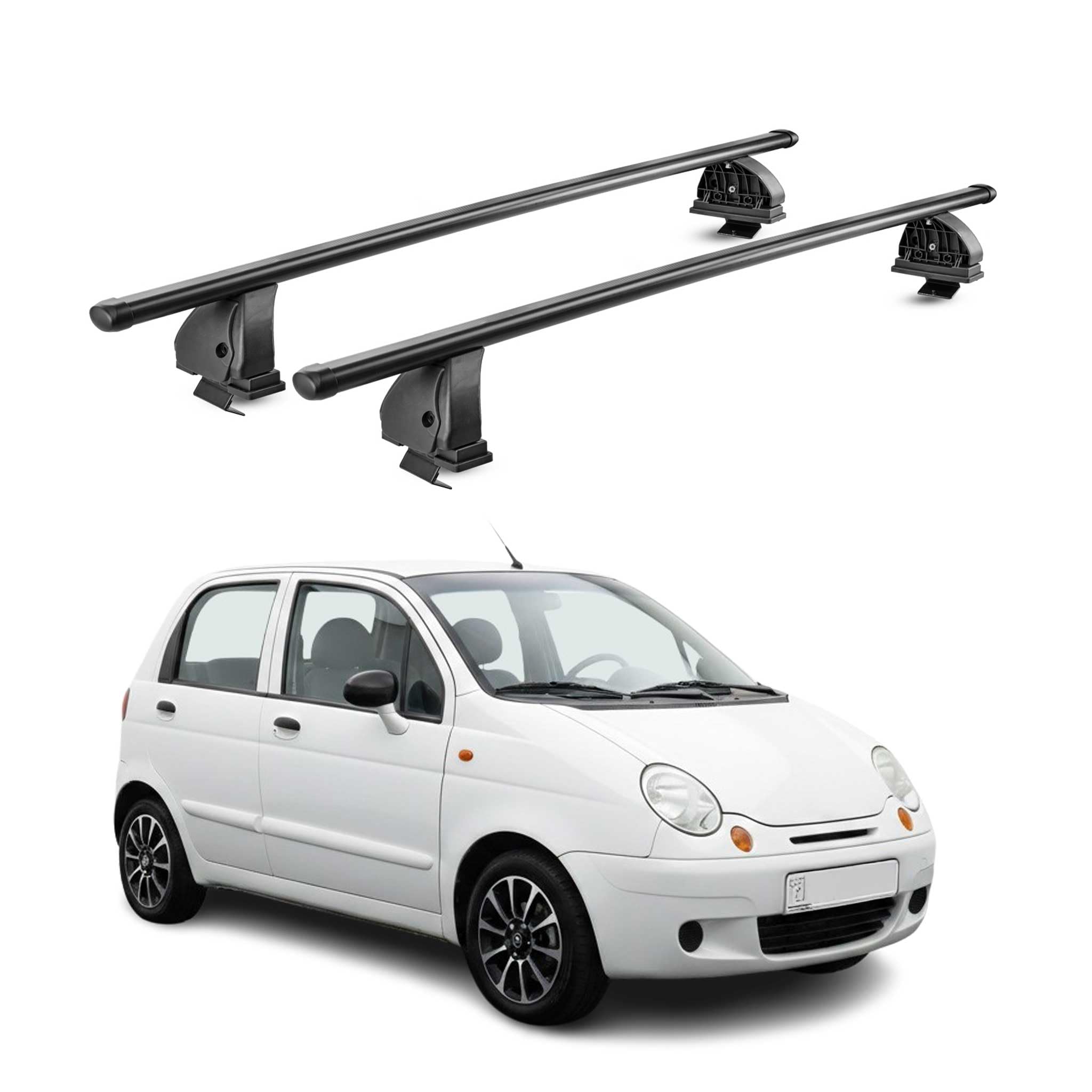OMAC Barres de Toit transversales en Acier pour Citroen C4 X 2023-2026 – TÜV/DIN 75302:2019 – Antivol Inclus – Rainure en T (Accessoires) – Charge Max 75 kg – 2 Barres – Noir