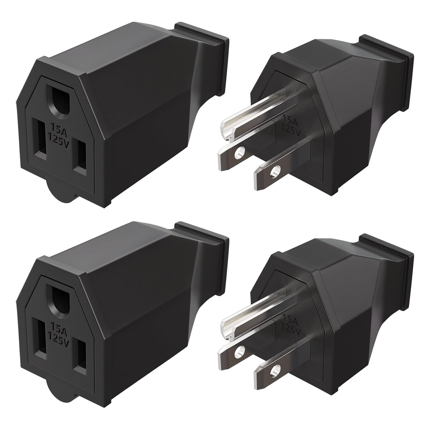 Replace Extension Cord Plugs - 2 Sets -1