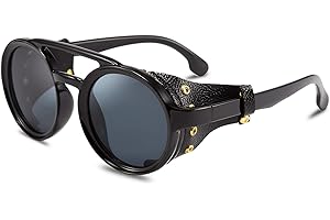 Retro Round Burning Man Goggles