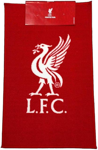 Liverpool FC Official Football Crest Rug (One Size) (Red/White)
