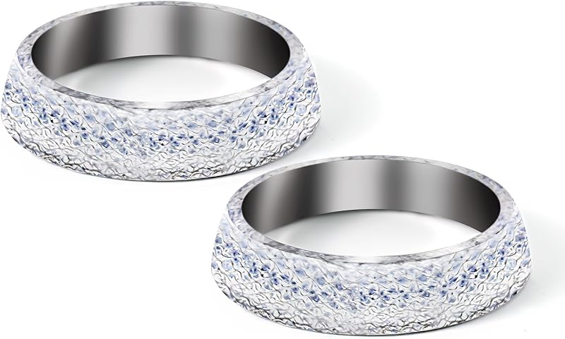 Junta do coletor de escape em grafite 60 mm ongfuwu para flange e escapamento – 2 unidades