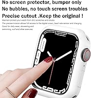 Vista 33 de BOTOMALL Funda protectora compatible con Apple Watch de 1.614 pulgadas Series 9, Series 8 Series 7, TPU suave, flexible, delgada, ligera, funda