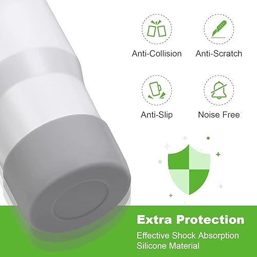 Miniatura 4 de Paquete de 2 botas de silicona para Stanley Quencher Adventure de 40 onzas y Stanley IceFlow de 30 onzas y 20 onzas, reduce los arañazos de ruido de