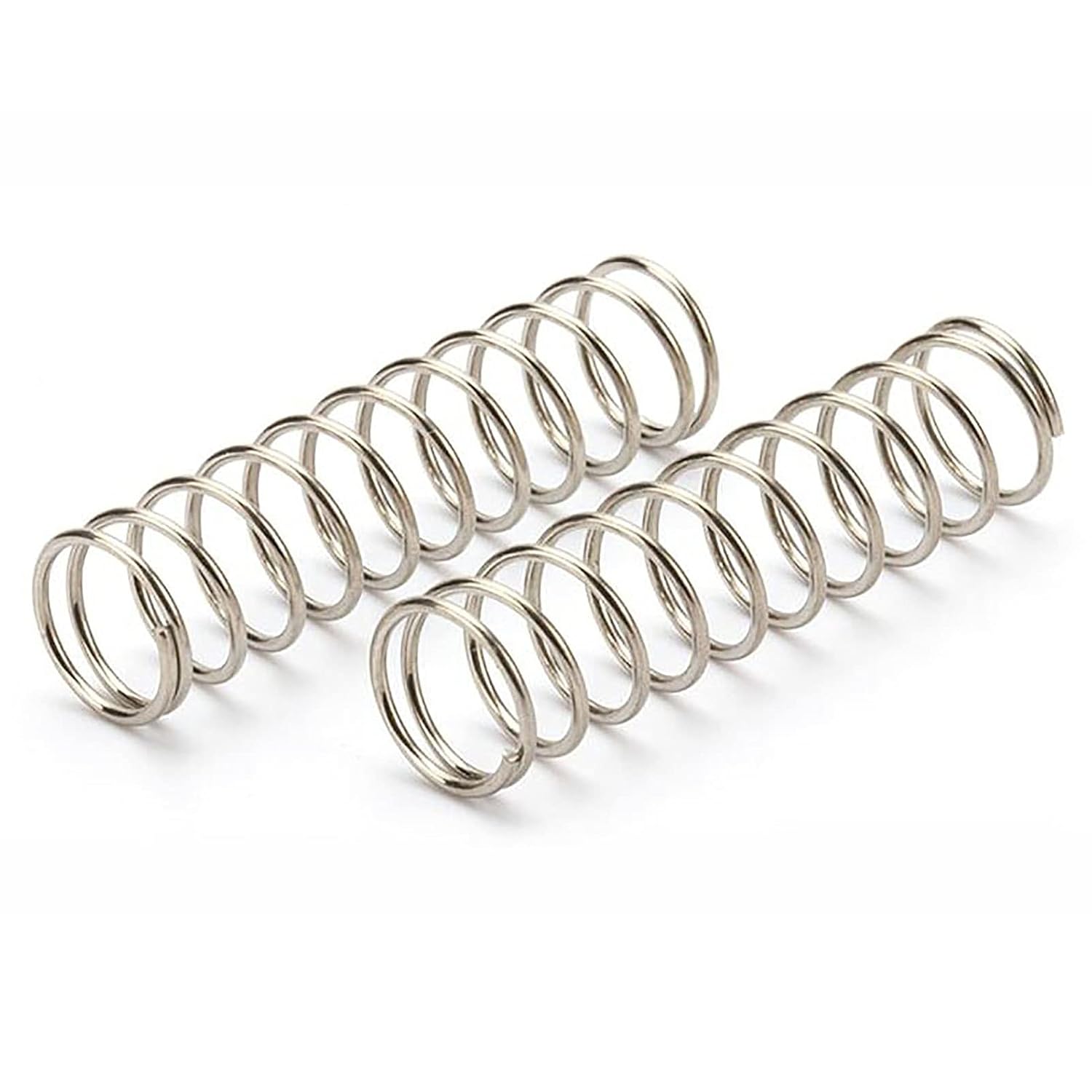 10PCS 0.6x8mm, Wire Diameter 0.6mm, Outer Diameter 8mm, Length 10-50mm, 304 Stainless Steel Compression Spring(Length 20mm)