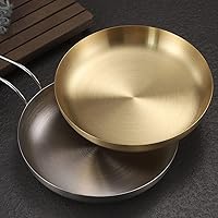 Vista 11 de Luxshiny Round Frying Pan cake Fried Chicken Pan