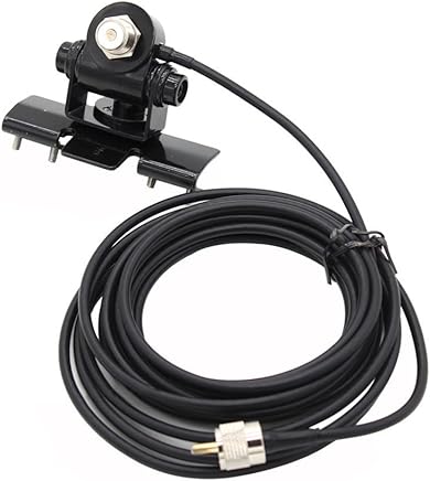 TOOGOO Soporte RB-400 Antena de Coche Monte + 5M PL259 Conector Extiende Cable de alimentador de Cable para Radio movil TH-9800 BJ-218 KT8900 TOOGOO Soporte RB-400 Antena de Coche Monte + 5M PL259 Conector Extiende Cable de alimentador de Cable para Radio movil TH-9800 BJ-218 KT8900