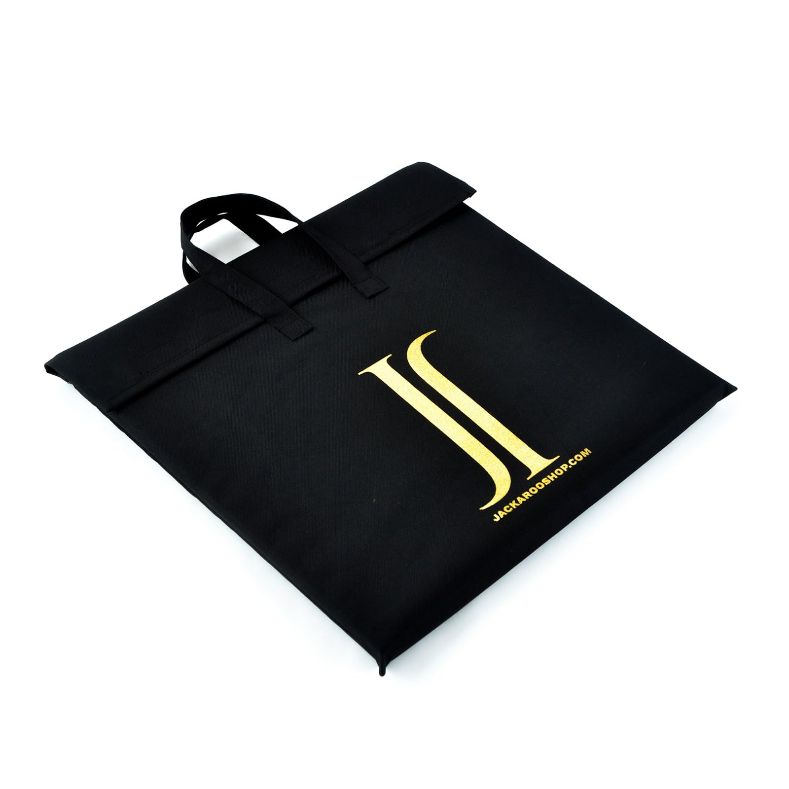 J JACKAROO ALWAH VIP Carrier Bag Black Leatherحقيبة جاكارو الاصلية جلد لون اسود -