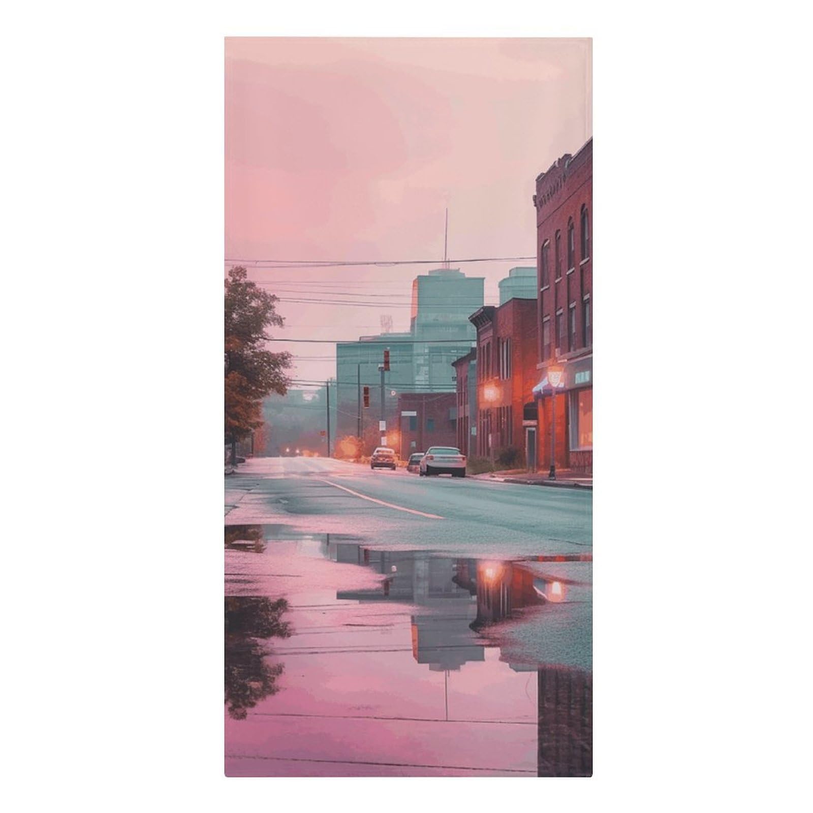 Khauerbc Style Romantic Scene Quick Dry Towels,Quick Dry Super Absorbent ，Large Oversized Beach Towel，61.4 * 30.3 Inches. Fiber Beach Towels Is Sand Proof Tropical Beach Essentials.