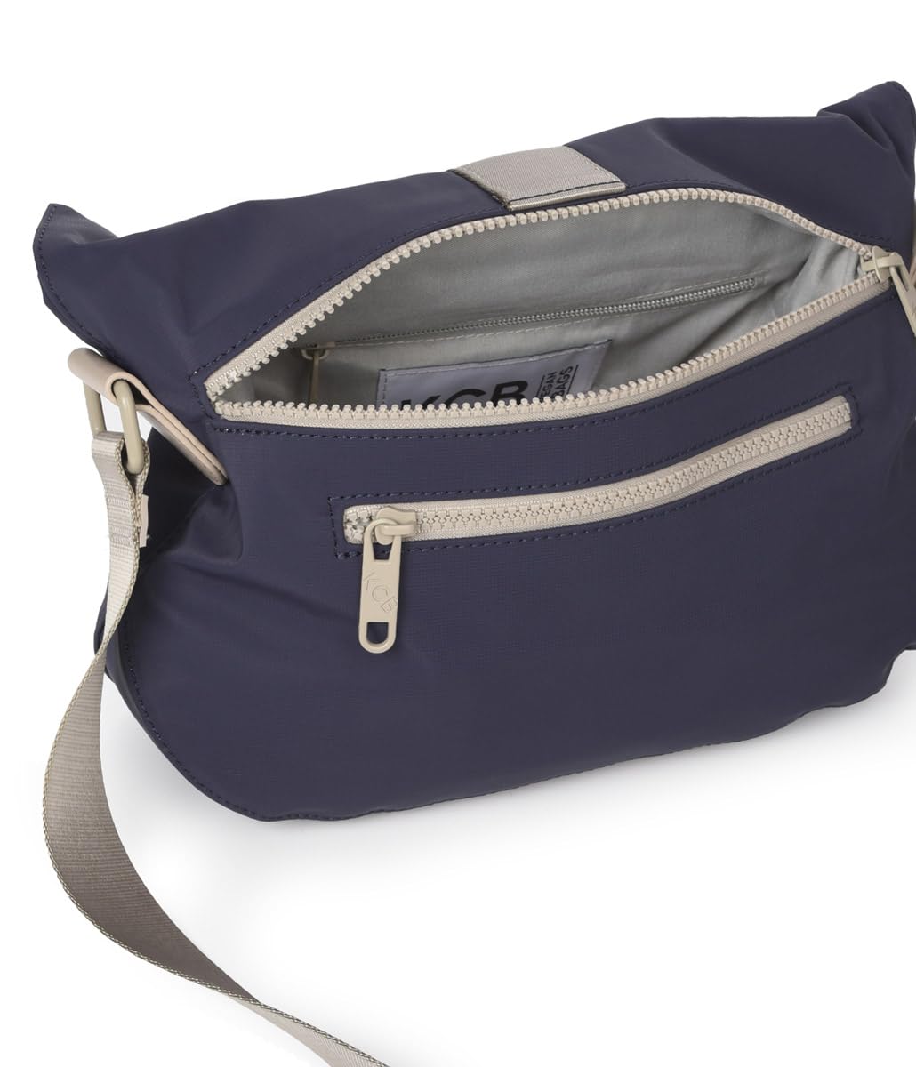 KCB Borsa a Tracolla Antifurto Piccola Chain | 100% Vegano | Design Compatto e Funzionale | Tasche Nascoste Multiuso | Chiusura di Sicurezza | Tracolla Regolabile