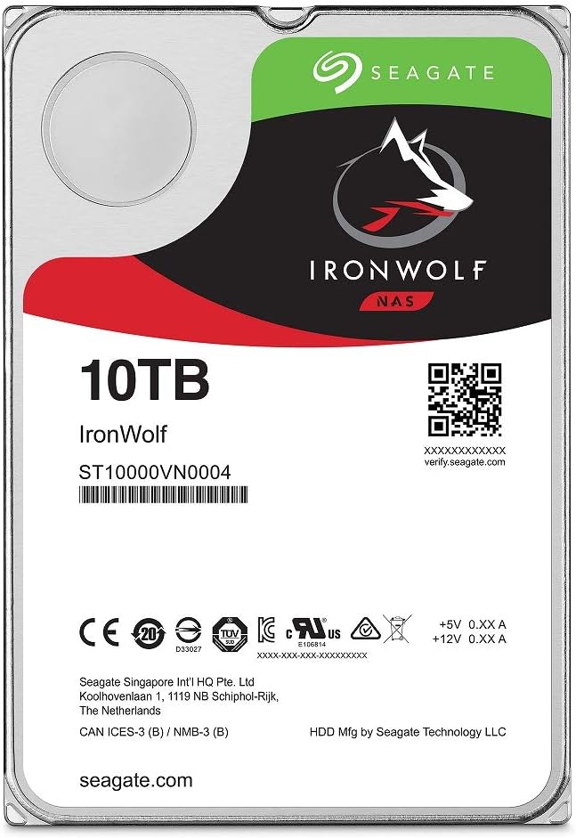 Seagate ST10000VN0004 - HDD Int 10TB IronWolf SATA 3.5